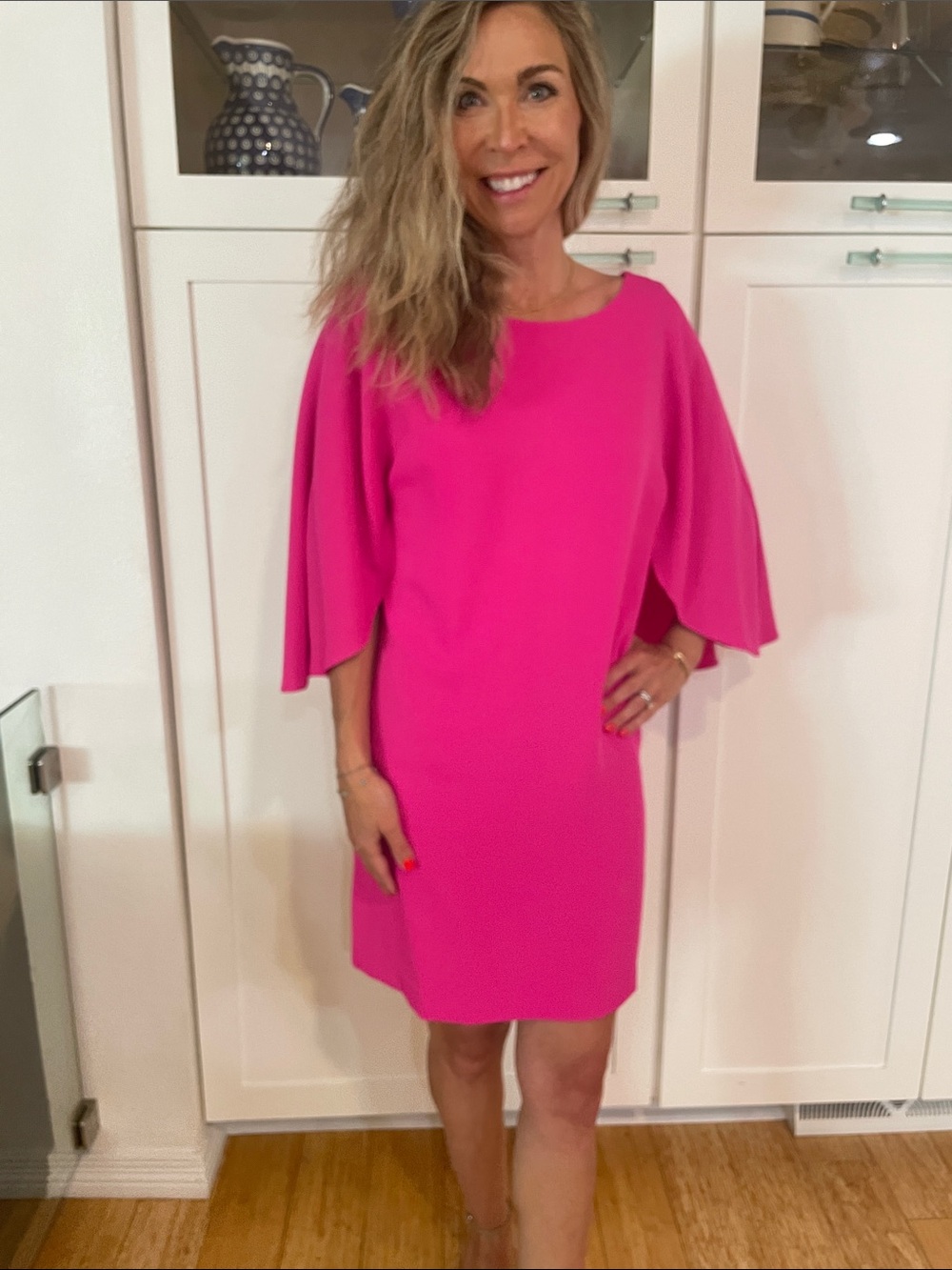 Gianni Bini Hot Pink Shift Dress